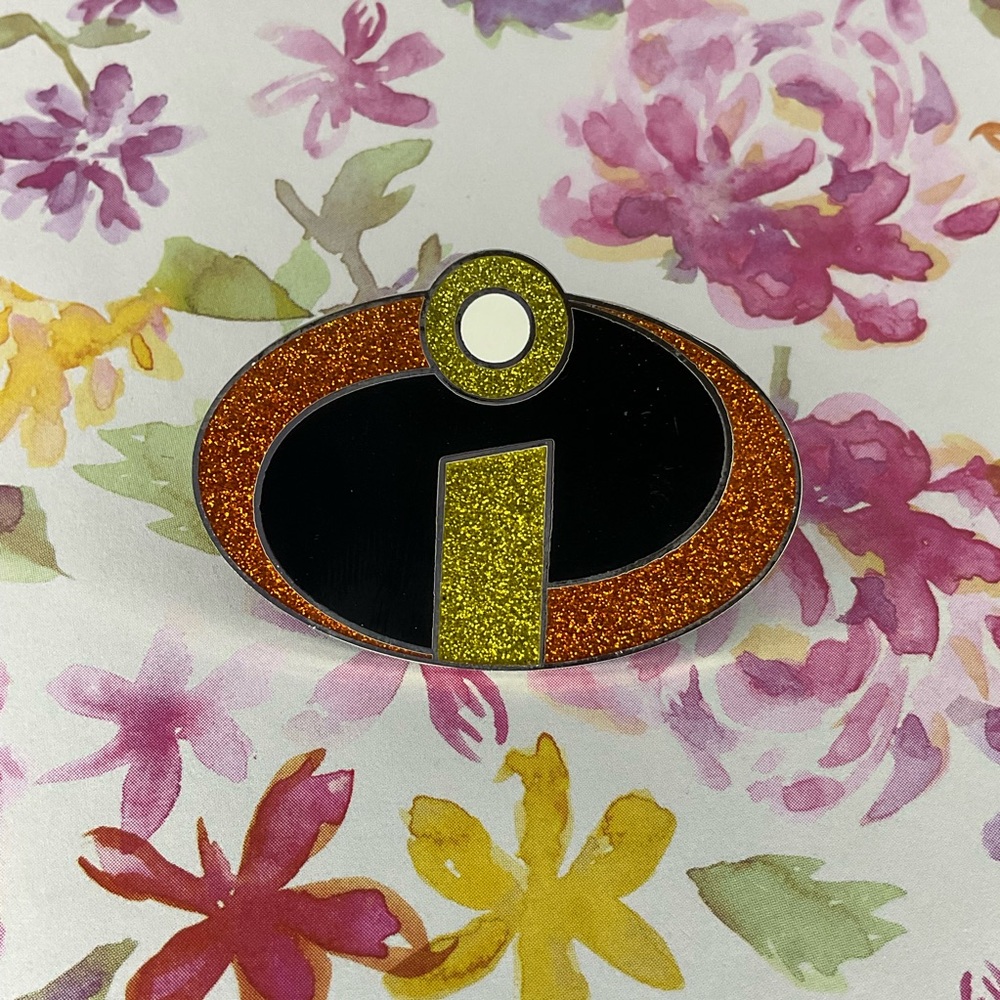Incredibles Glitter Logo I Disney Parks Disney Pin